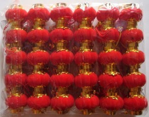  过年装饰灯笼/小灯笼串/串灯/喜庆灯类 （一包30个不拆零）5#