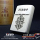zippo打火机 大十字花