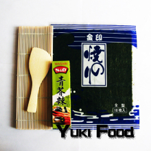 江浙包邮 日本寿司料理韩国紫菜包饭 10张金印 芥末 寿司帘勺子