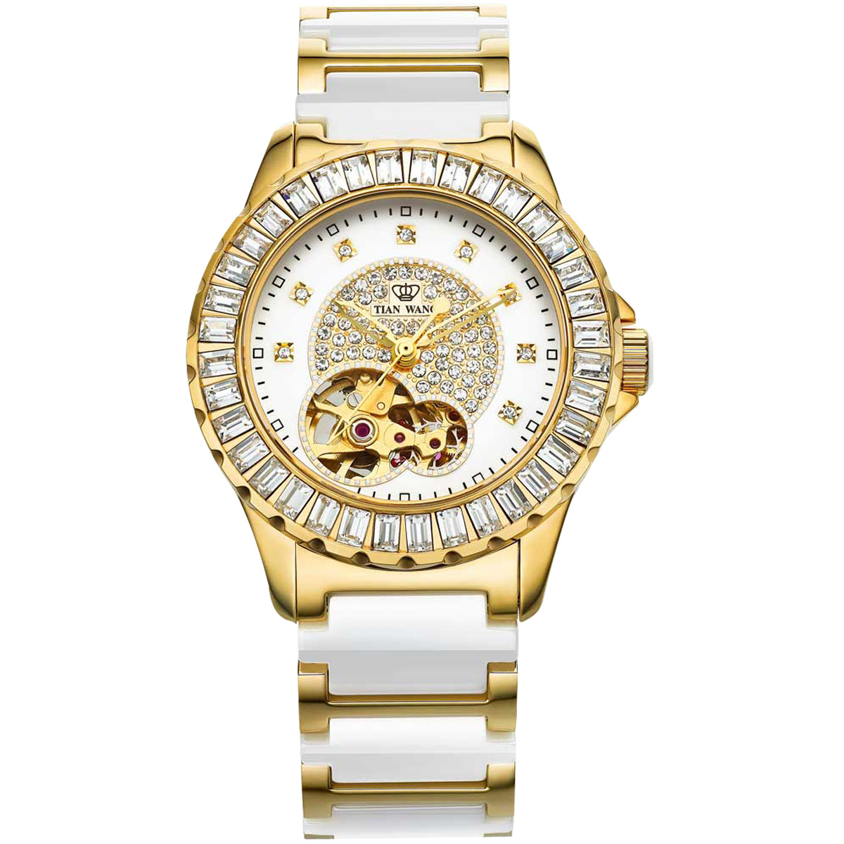 中国商城三皇冠名店,天王表 GS5537S 自动机