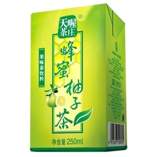  天喔 茶庄蜂蜜柚子茶250ml/盒 茶饮料 分解茶 西柚茶 1号店