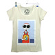 CROWN PANDA 可爱圆领胶印T恤