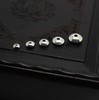 DIY银配件泰国手工银 925纯银飞碟珠佛珠用隔珠隔片散珠