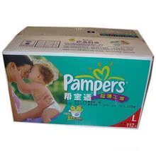 【全新虫虫弹力侧腰围】帮宝适超薄干爽纸尿裤L112箱装（可自提）