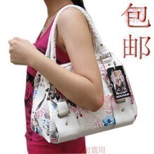 2010新款手提包休闲包时尚拎包日韩国版花朵单肩包女包包热卖