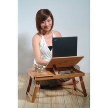 精品楠竹桌 笔记本电脑桌 手提电脑桌 床上桌(带散热孔) 3.0kg