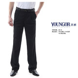 〓皇冠专柜正品特价〓男式秋装薄款<span class=H>雅戈尔</span>纯色藏青西裤AC13016-1
