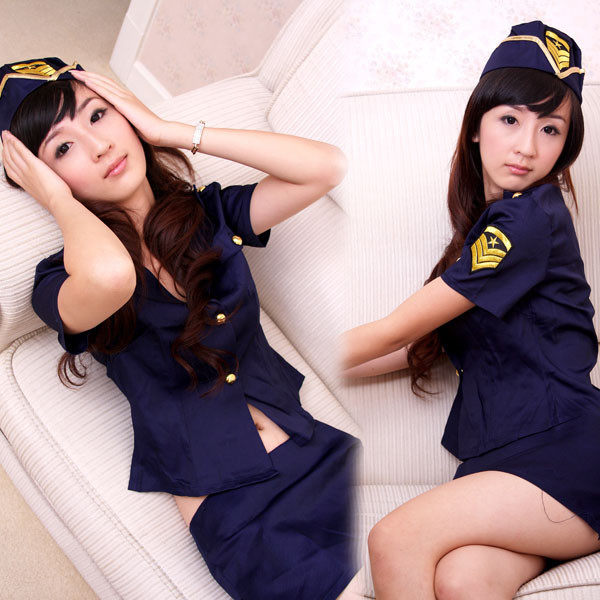 特价女警装 空姐服 制服诱惑 舞台表演服 写真摄影服 情趣制服