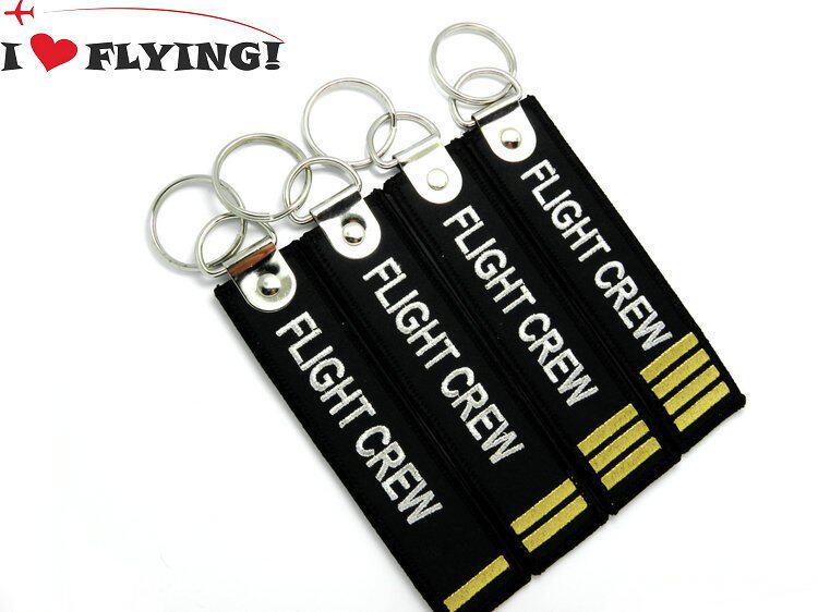 我爱飞行【I LOVE FLYING】飞行机组肩章刺绣<span class=H>钥匙</span><span class=H>扣</span>套装