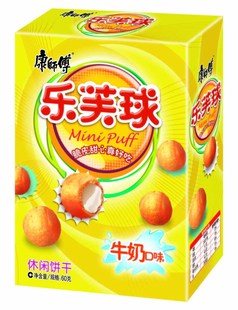  【天猫超市】康师傅乐芙球牛奶口味（盒装60G）