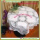 外贸出口全手工钩织 立体花 桌布多用巾(85cm)
