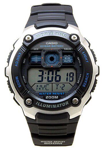 正品 CASIO卡西欧 男手表 户外运动登山手表AE-2000W-1A/2000WD