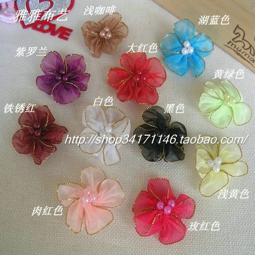 Yaya cloth DIY Clothing accessories Phnom Penh Sheer Beads Shadai Decorative flowers 4cmin the Home Fabric , Sew DIY Material,Tools and finished products , Sew DIY Fitting/Accessories/Accessories , Bead/Diamond/Flowers and other accessories category - from Buy2taobao.com to provide professional Taobao agent buy service