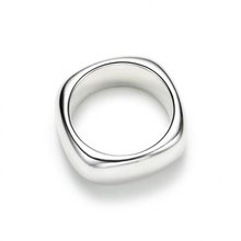 TIFFANY 925 de plata anillo de radio de los hombres dos mujeres modelos modelos masculino femenino puede ser grabado del anillo