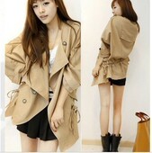Women of the magazine spring 2012 new ~ Korean temperament loose pumping with in a long coat thin section deals