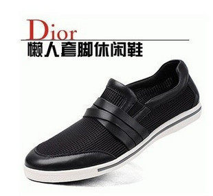 Dior HOMME 迪奥 英伦时尚透气商务休闲鞋皮鞋热卖套脚 男鞋 子