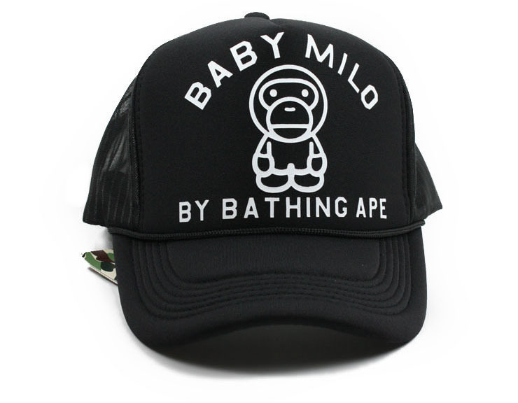 『Fashion Icon』潮人网帽卡车帽cap帽日本Baby milo安逸猿