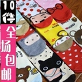 2822 加厚船袜韩版可爱卡通袜子/袜子/中长袜 棉袜 颜色随机