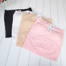 塑形款带胸垫长款及腹百搭简洁纯色抹胸 裹胸