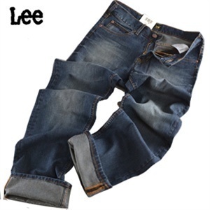  专柜正品Lee 代购 新男士牛仔裤直筒裤深蓝色水洗727-6492