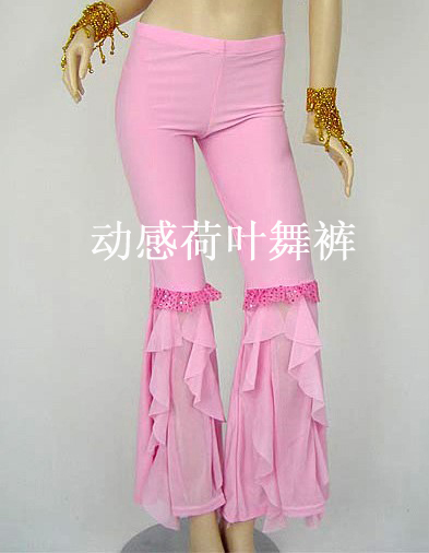 肚皮舞舞蹈l练习裤 新款 瑜伽拉丁舞爵士舞肚皮舞荷叶裤在类目 运动/瑜伽/健身/球迷用品, 舞蹈/健美操/体操, 拉丁舞, 拉丁舞下装中 - 来自Buy2taobao.com提供专业的淘宝代购服务