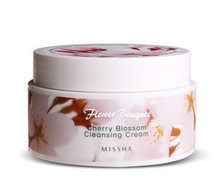 H03712 MISSHA/谜尚 鲜花精华清洁霜/洁面霜-樱花 182ml 正品代购