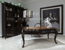 |琼森家具| 书房家具 美式 书桌 书椅 书柜 组合,smr034