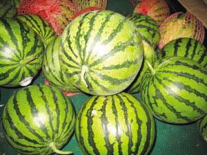  vfruit品质保证新鲜水果 特价促销海南产麒麟西瓜1个装 限北京