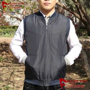 男人装 新款8折 中老年男士<em>滩羊毛</em>羊皮<em>马甲</em> 宁