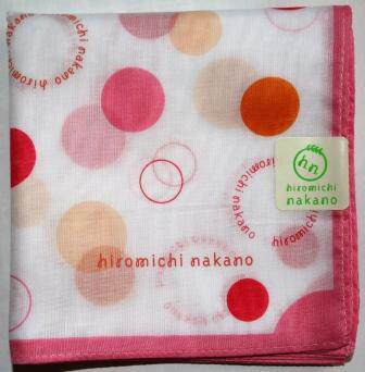 ◆迷佳手帕◆日本原产/ nakano 品牌/粉圈/全棉女帕/W293048