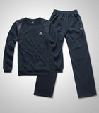 2010秋冬新款 正品ad达斯男士运动套装 运动服套装 运动装