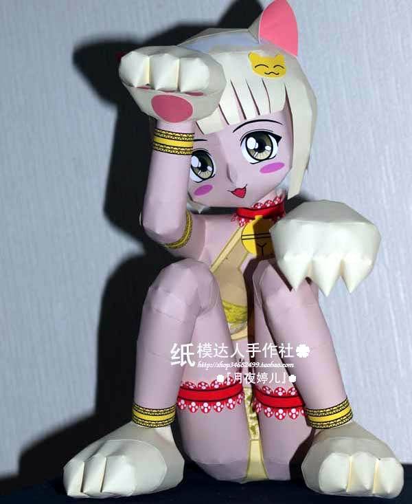 3D纸模型手工diy礼物 动漫 米色 性感猫女在类目 模玩/动漫/周边/cos/桌游, 纸模/纸质模型, 动漫游戏纸模中 - 来自Buy2taobao.com提供专业的淘宝代购服务