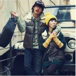 季时尚流行休闲棉衣外套(情侣款) 男款/<em>蓝</em>2931