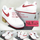 情侣款耐克nike Af1 air force 1经典款全白白红牛皮气垫板鞋