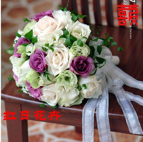 Private Custom!Sternum Hangzhou flower Hangzhou flower Hangzhou Wedding Flowers Rose Bouquet 001in the Flower delivery/Flowers simulation/Plants gardening , Wedding flower arrangement , Bride holding flowers category - from Buy2taobao.com to provide professional Taobao agent buy service