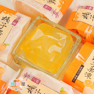  糖糖屋零食进口食品雪之恋果冻橘子味布丁好味道50(51)g