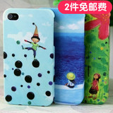 <span class=H>iphone</span>4s手机壳 几米新款卡通磨砂韩国超薄情侣潮套男 苹果4外壳