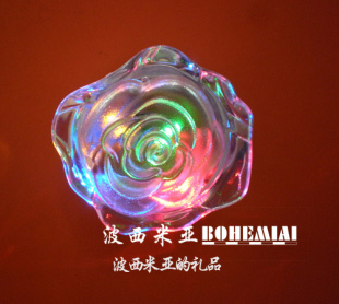 Themselves in  Bohemian lights plastic flower-shaped small night lamp to creative pastoral children bedroom LED lighting 0B4