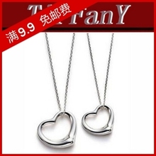 2011 33 nuevos B003 TIFFANY Song Hye Kyos favorito collar de corazón pequeño collar 6g