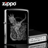 原装专柜正版 zippo正品 打火机 黑冰新款 凤凰涅槃 特价