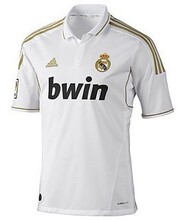 正品阿迪达斯足球服皇马主场球衣2012赛季正版皇家马德里足球服