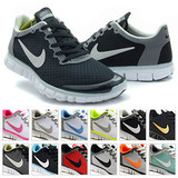 <span class=H>2010新款</span> 耐克跑鞋男鞋 nike赤足跑鞋女鞋 网面透气 夏季跑步鞋