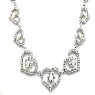 日韩流行饰品\韩版项链\韩国热销\满砖爱心砖石