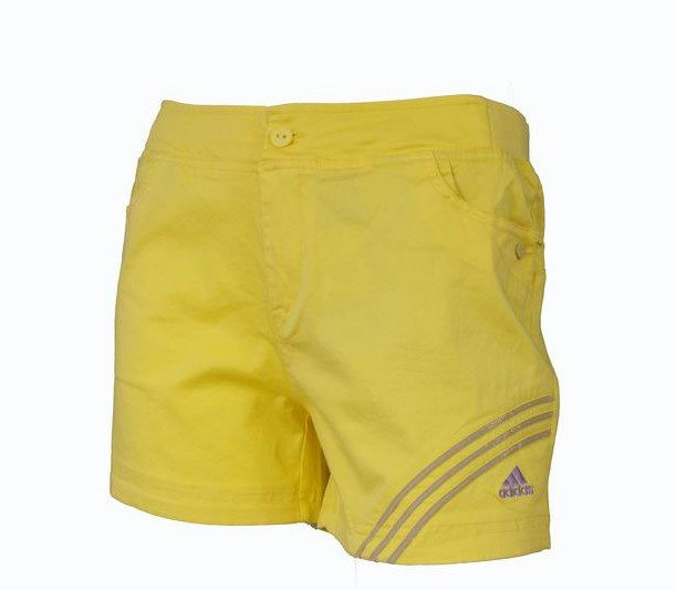 361 度专柜正品秋季女子运动<em>短裤</em>黄 浅灰 580