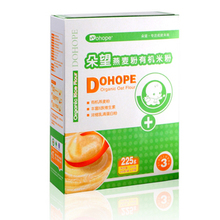 朵望燕麦粉有机米粉 适合8个月以上婴幼儿 100%全程有机食品