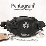 超酷★原单正品★pentagram五角星★腰包/斜挎包   A001