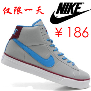  秋冬新款男鞋耐克正品板鞋 nike保暖休闲鞋正品日常鞋旅游鞋皮鞋