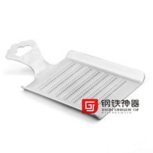 日本进口材料 纯不锈钢姜磨器厚 姜刨 蒜泥器捣碎器 蒜臼子碎姜器