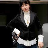 韩国服装娇俏可人休身西装外套
