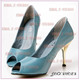 sJinz Shoes性感漆皮鱼嘴高跟鞋有34、40码